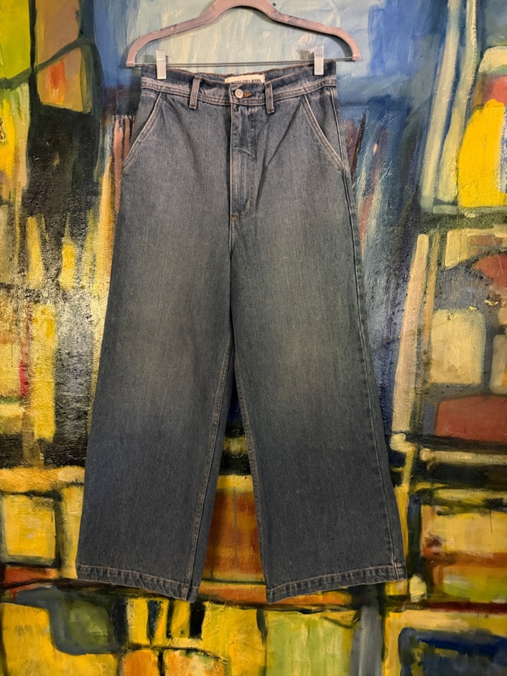 Caron Callahan Andes Pant in Washed 70s Denim women’s size 4 - Picture 5 of 12